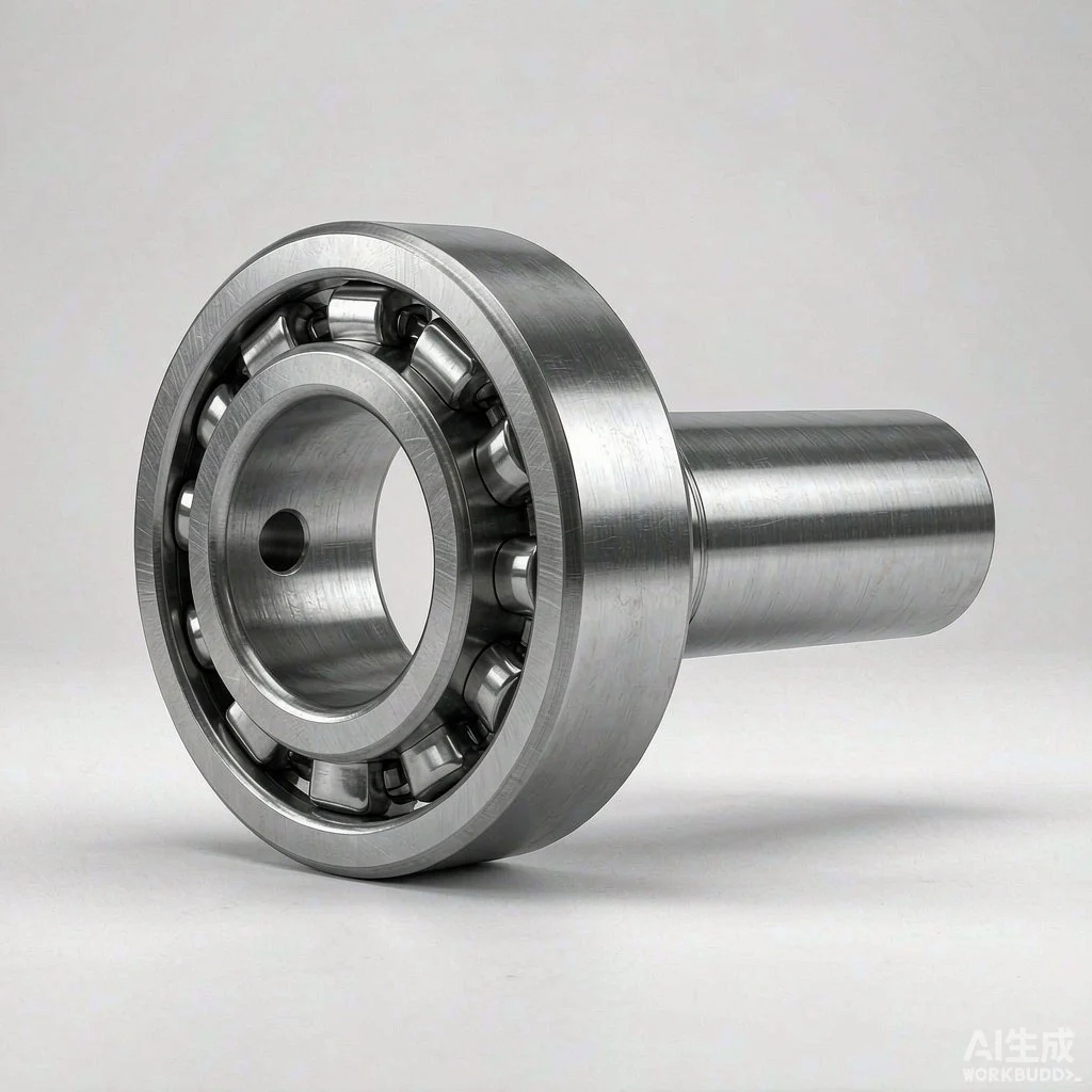 Solid bearing on shaft